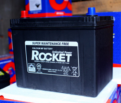 Ắc quy Rocket 90ah - 12v (NX120-7 L/R) bán tại Hà Nội